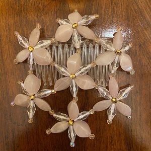 New women handmade beaded flower Kippah yarmulke